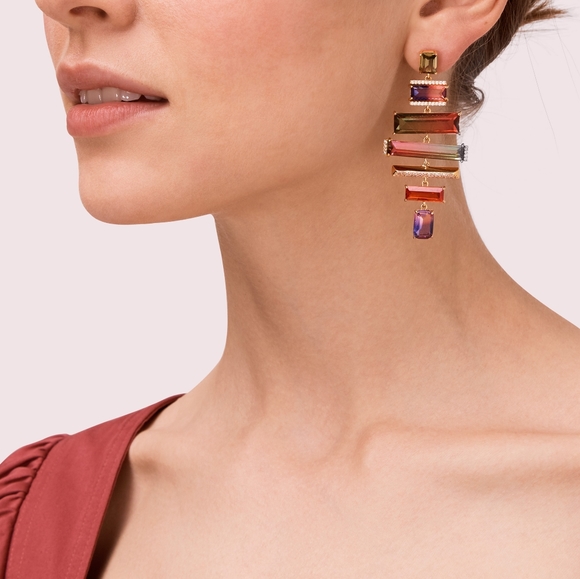 kate spade Jewelry - Kate Spade New York Geo Gem Statement Earrings